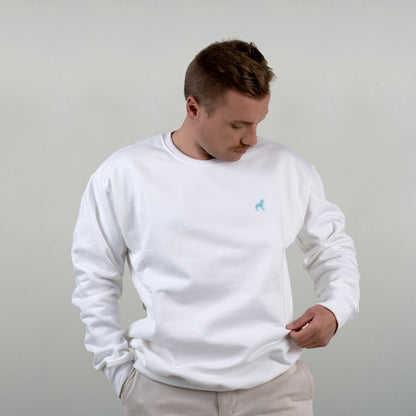 Le sweat Bahamut est vu de face porté par un model masculin.